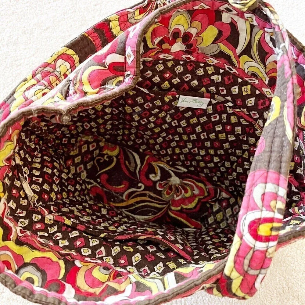 Vera Bradley Puccini Tote Bag Toggle Closure Travel Quilted Packable Lightweight